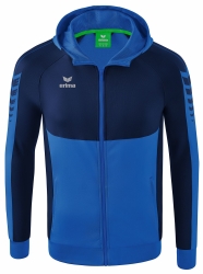 Erima Six Wings Trainingsjack met Capuchon new royal/new nav