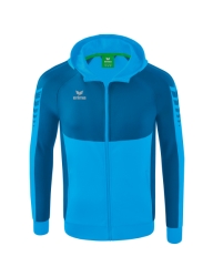 Erima Six Wings Trainingsjack met Capuchon curacao/mykonos