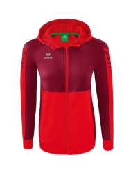 Erima W Six Wings Trainingsjack rood/bordeaux