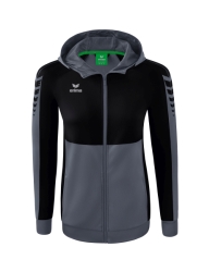 Erima W Six Wings Trainingsjack slate grey/zwart