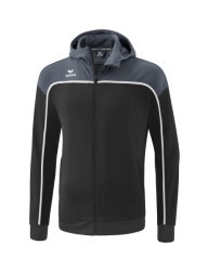 Erima Change Trainingsjack met Capuchon black-grey-wit