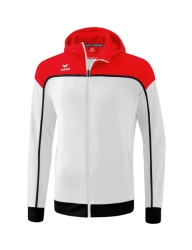 Erima Change Trainingsjack met Capuchon wit-rood-zwart