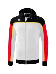 Erima Change Trainingsjack met Capuchon wit-zwart-rood
