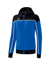 Erima W Change Trainingsjack met Capuchon royal-zwart-wit