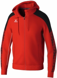 Erima Evo Star Trainingsjack met Capuchon rood-zwart