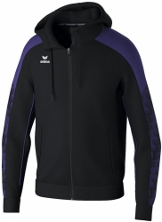 Erima Evo Star Trainingsjack met Capuchon zwart-ultra violet
