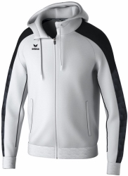 Erima Evo Star Trainingsjack met Capuchon wit-zwart