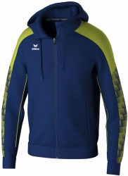 Erima Evo Star Trainingsjack met Capuchon new navy-lime