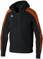 Erima Evo Star Trainingsjack met Capuchon zwart-oranje