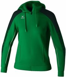 Erima W Evo Star Trainingsjack met Capuchon smaragd-pine