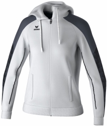 Erima W Evo Star Trainingsjack met Capuchon  wit-zwart