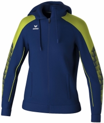 Erima W EvoStar Trainingsjack met Capuchon new navy-lime