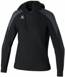 Erima W Evo Star Trainingsjack met Capuchon zwart-grey