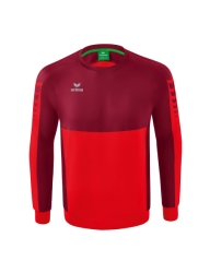 Erima Six Wings Sweatshirt rood/bordeaux
