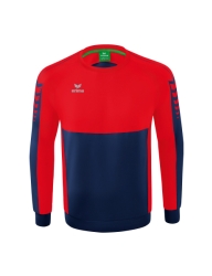 Erima Six Wings Sweatshirt new navy/rood