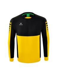 Erima Six Wings Sweatshirt geel/zwart
