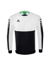 Erima Six Wings Sweatshirt zwart/wit