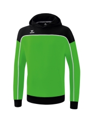 Erima Change Sweatshirt met Capuchon green-zwart-wit