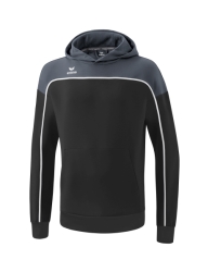 Erima Change Sweatshirt met Capuchon black-grey-wit