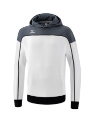 Erima Change Sweatshirt met Capuchon wit-slate grey-zwart