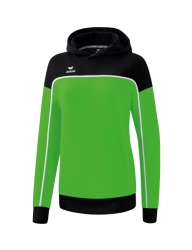 Erima Change Sweatshirt met Capuchon groen-zwart-wit