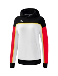 Erima Change Sweatshirt met Capuchon wit-zwart-rood