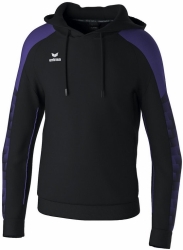 Erima Evo Star Sweatshirt met capuchon zwart-ultra violet