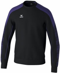 Erima Evo Star Sweatshirt zwart-ultra violet