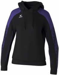  Erima W Evo Star Sweatshirt met capuchon zwart-ultra vio