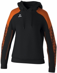 Erima W Evo Star Sweatshirt met capuchon zwart-oranje