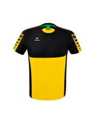 Erima Six Wings T-shirt geel/zwart