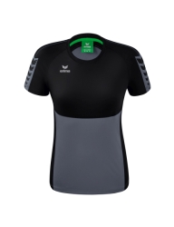 Erima Six Wings Dames T-shirt slate grey/zwart