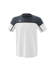 Erima Change T-shirt wit-slate grey-zwart