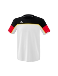 Erima Change T-shirt wit-zwart-rood