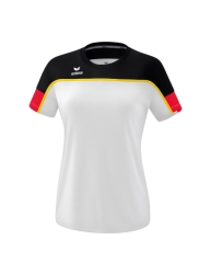 Erima Change T-shirt  wit-zwart-rood