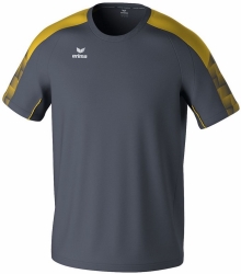 Erima Evo Star T-Shirt slate grey-geel