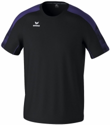 Erima Evo Star T-Shirt zwart-ultra violet