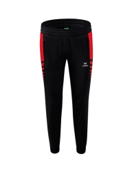 Erima W Six Wings Worker Broek zwart/rood
