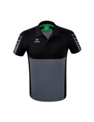 Erima Six Wings M Polo slate grey/zwart