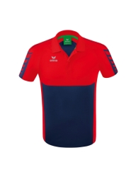 Erima Six Wings M Polo new navy/rood
