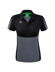 Erima Six Wings W Polo slate grey/zwart