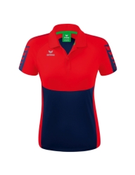 Erima Six Wings W Polo new navy/rood
