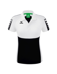 Erima Six Wings W Polo zwart/wit