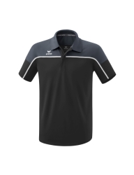 Erima Change Polo black grey-slate grey-wit