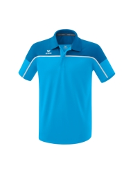 Erima Change polo curacao/mykonos/wit