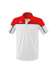 Erima Change Polo wit-rood-zwart
