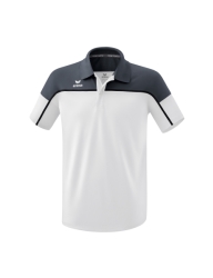 Erima Change Polo wit-slate grey-zwart