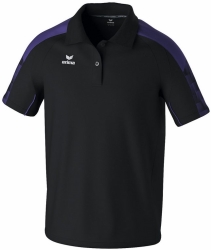 Erima Evo Star Polo zwart-ultra violet