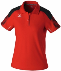 Erima Dames Evo Star Polo rood-zwart
