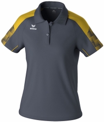 Erima Dames Evo Star Polo slate grey-geel